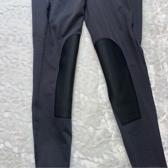 Kerrits Fleece Lite II Knee Patch Tight Women's Sm Peppercorn Gray USA Made NWT - Picture 3 of 7